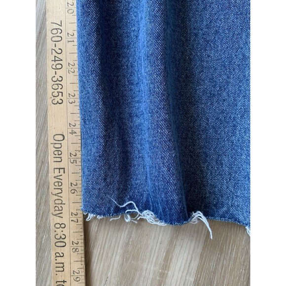 Cotton On Jeans Women’s Sz6 High Waisted 90s Blue Denim Pants Distressed Stretch - Picture 14 of 15